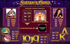 играть в автомат Sultan’s Gold